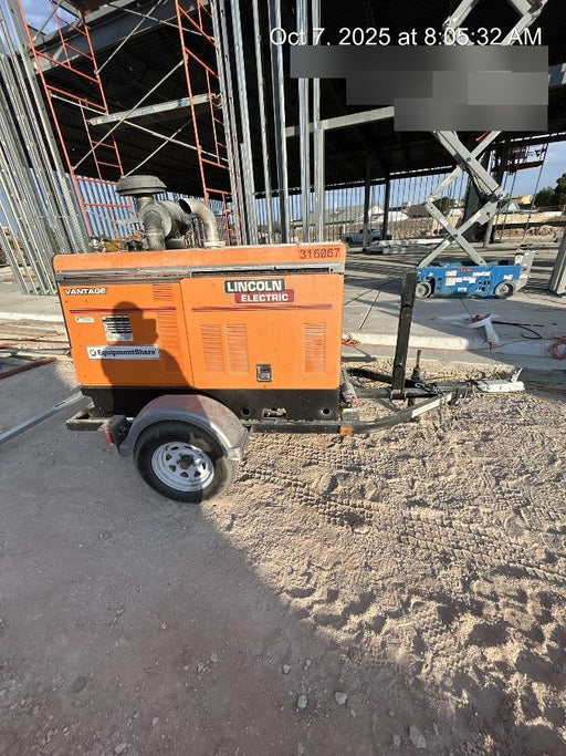 2023 Lincoln Electric Vantage 549X Crosslink Technology, Trailer Mounted, ES Decals, T3