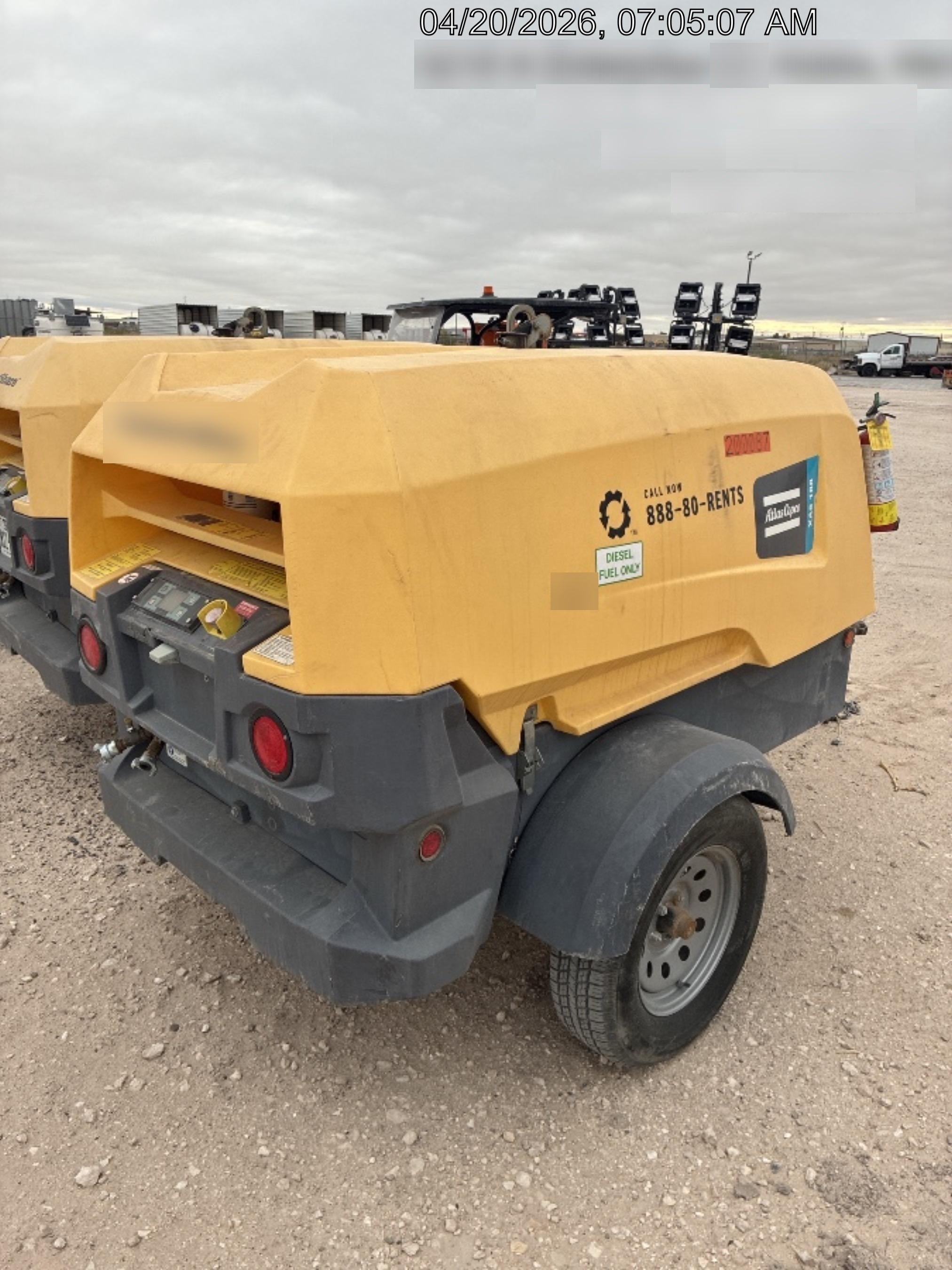 2022 ATLAS COPCO XAS188 CWK