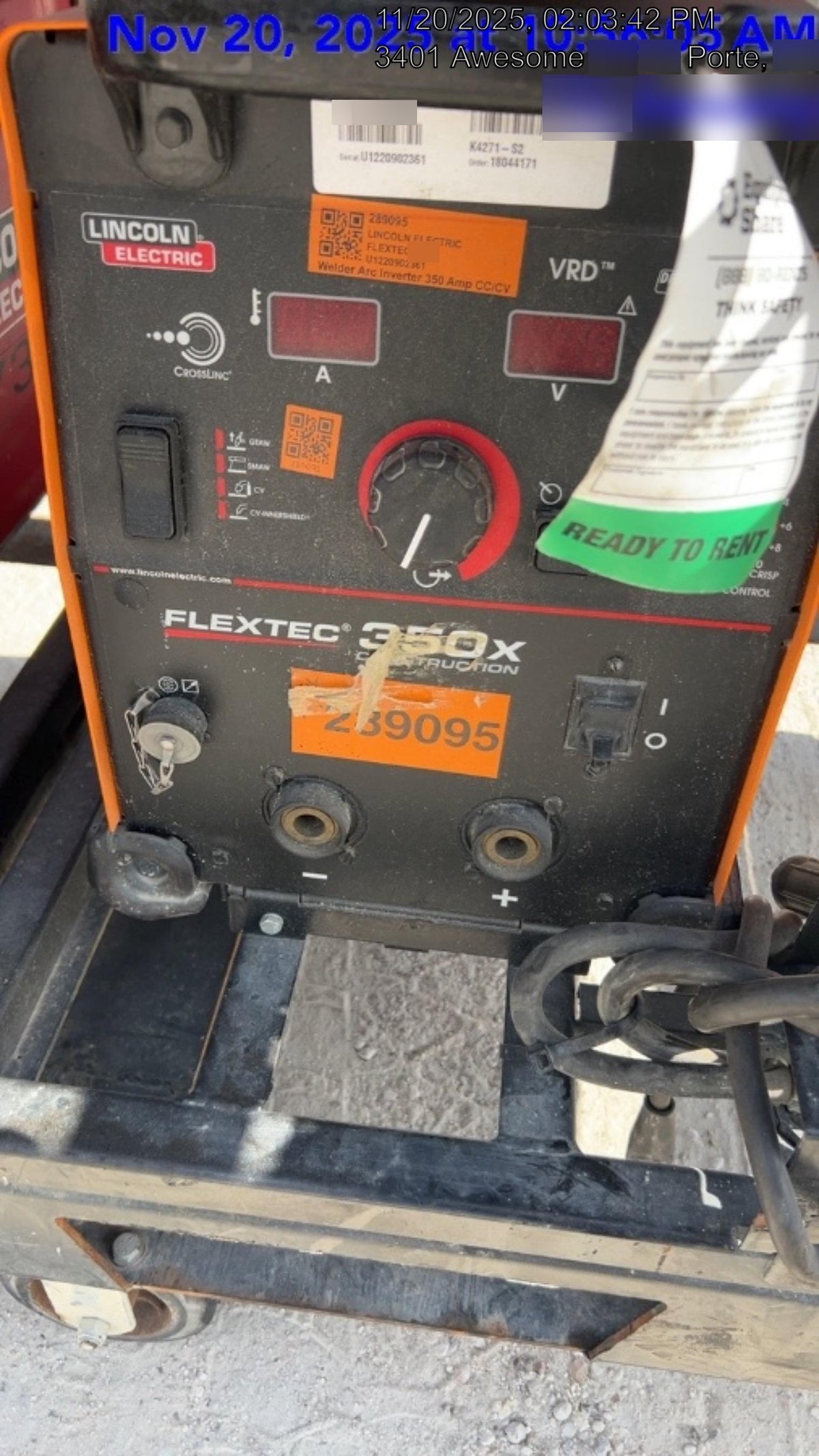 2022 LINCOLN ELECTRIC FLEXTEC 350X