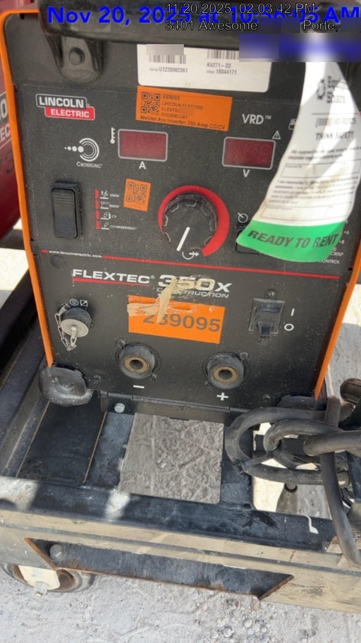 2022 LINCOLN ELECTRIC FLEXTEC 350X