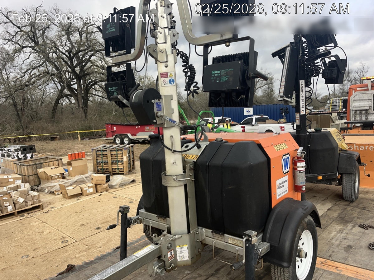 2024 Wanco WLTT-4MM4K Diesel, Deep Sea Controller, Shore Power Plug, Auto Start, (4) 350W LED Floodlights, 4kW Generator, 60 Gal Fuel Tank, 2" Ball, T3