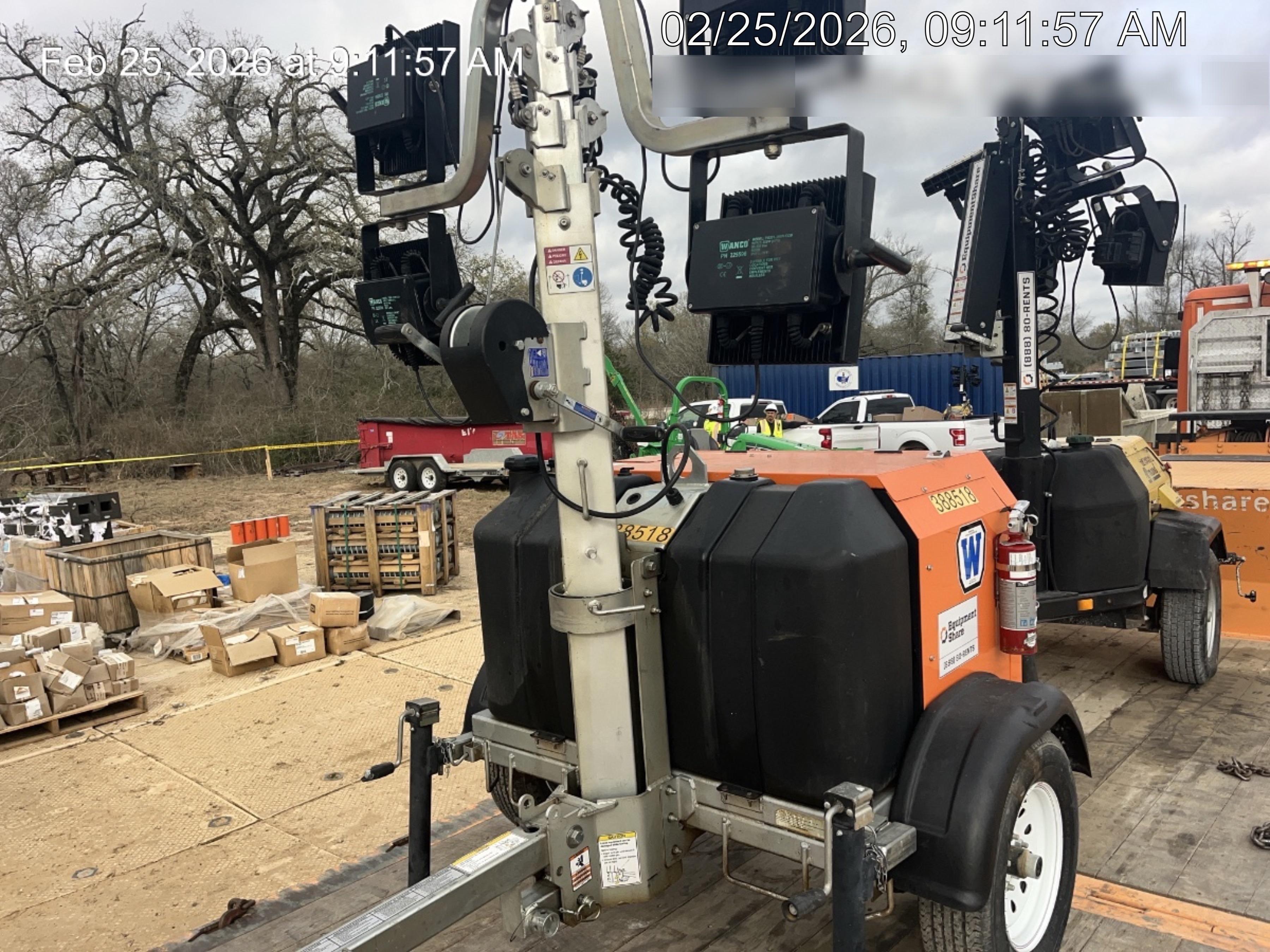 2024 Wanco WLTT-4MM4K Diesel, Deep Sea Controller, Shore Power Plug, Auto Start, (4) 350W LED Floodlights, 4kW Generator, 60 Gal Fuel Tank, 2" Ball, T3