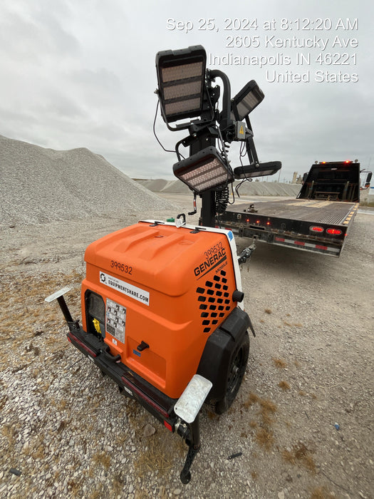 2024 Generac MLT2 Diesel, Flex Switch 120V Input, Powerzone Controller, 
(4) 320W LED Lights, 4kW Generator, 39.9 Gal Fuel Tank, 2" Ball, T3