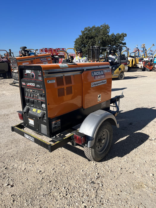 2022 Lincoln Electric LE400 Kubota V1505, Trlr, Cable Rack, Light Kit, ES Decals, T3