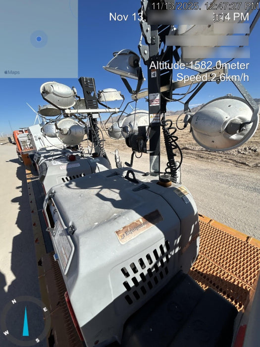 Wacker Neuson LTV6K-MH Wacker Neuson LTV6K Mobile Light Tower w/Fuel Level Sensor Installed