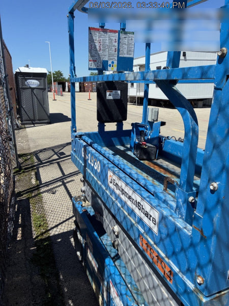 2020 Genie GS-1930 Solid Non Marking Tires, Beacon, Folding rails with half height swing gate