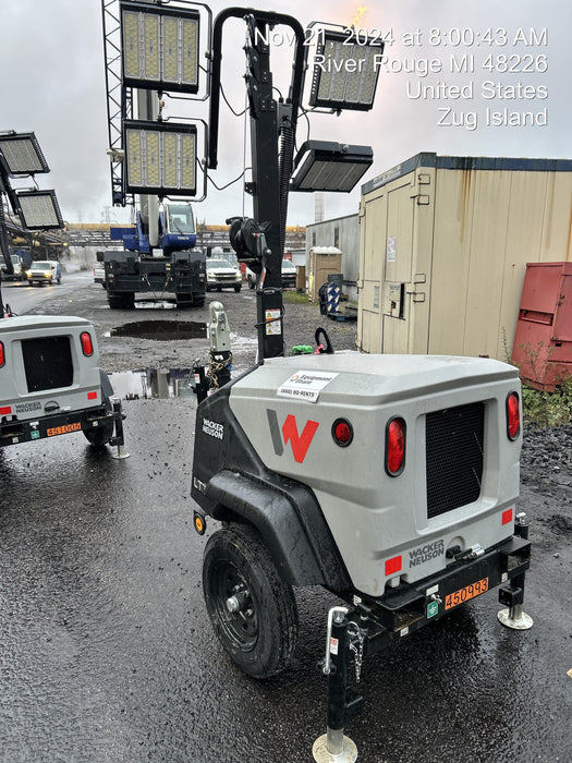 2024 Wacker Neuson LTT4 Diesel, Kohler KDW702, Deep Sea Controller, Auto Start, LED 320W, Bypass Outlet, T3