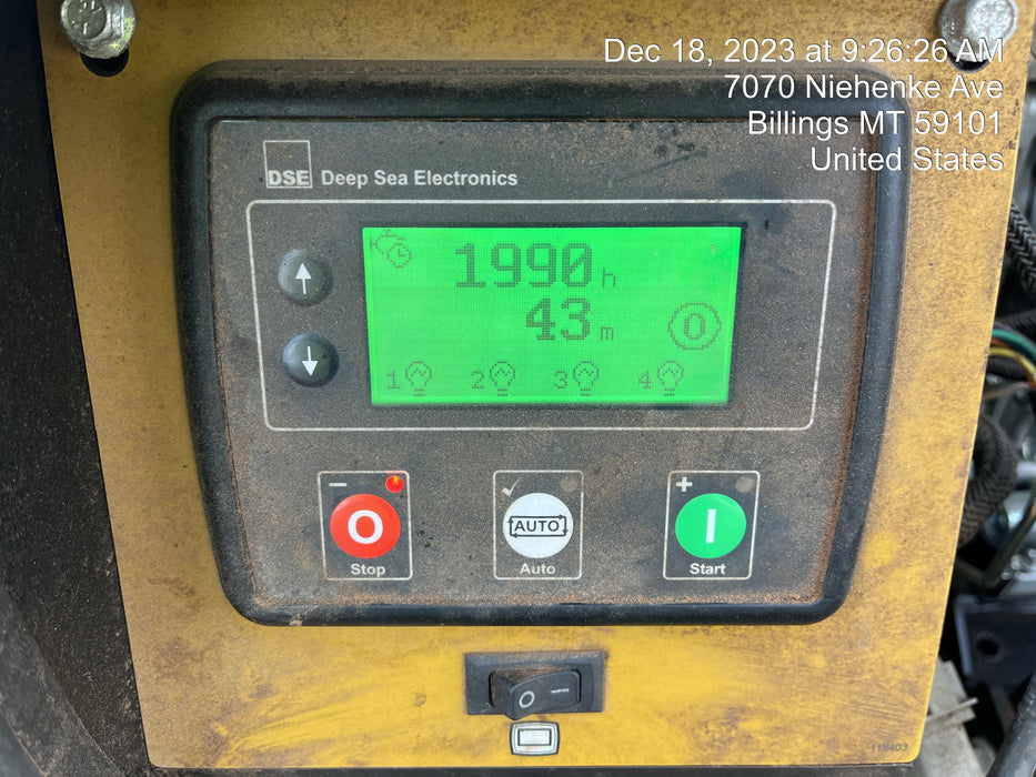 2022 Allmand NLV3GR (4) LED Light Fixture 350W, 23' Vertical Mast, 3kW Prime, Towable, ES Decals, T3