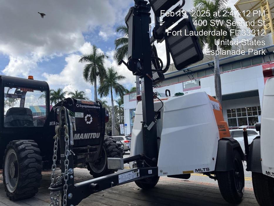 2025 Generac MLTS-4 Diesel, Mitsubishi L2E, 7.1 hp @1800 rpm, Flex Switch 120V Input, Powerzone Controller, (4) 320W LED Lights, 4kW Generator, 39.9 Gal Fuel Tank, 2" Ball, T3, ES Decals