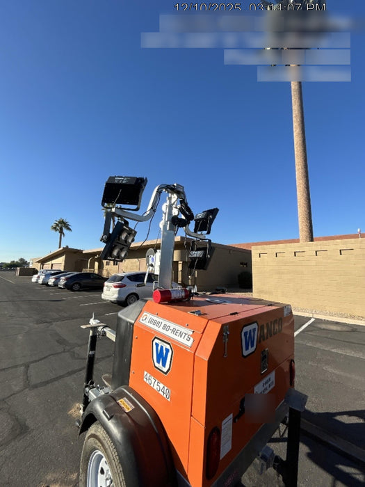 2024 Wanco WLTT-4MM4K Diesel, Deep Sea Controller, Shore Power Plug, Auto Start, (4) 350W LED Floodlights, 4kW Generator, 60 Gal Fuel Tank, 2" Ball, T3