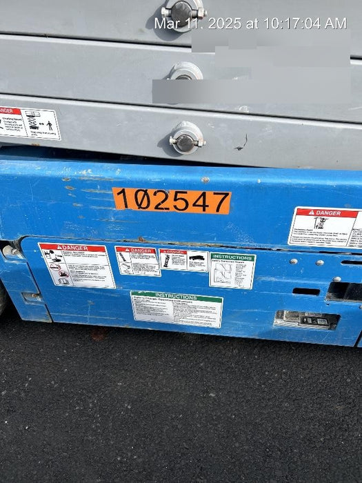 2020 Genie GS-1930 Solid Non Marking Tires, Beacon, Folding rails with half height swing gate, 800W Inverter