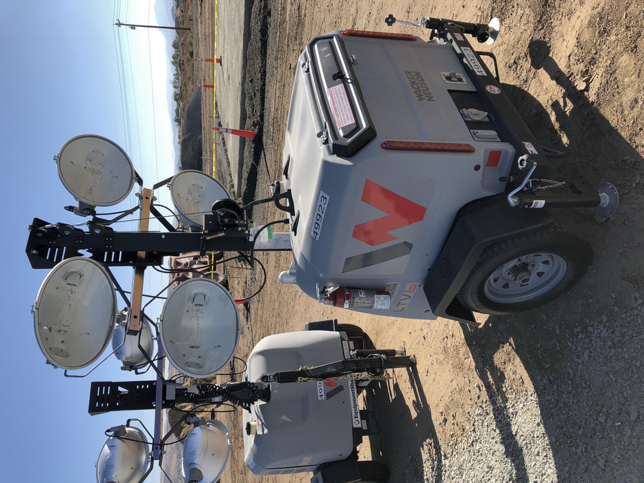 2019 Wacker Neuson LTV6L-MH Mobile Light Tower w/Fuel Level Sensor Installed