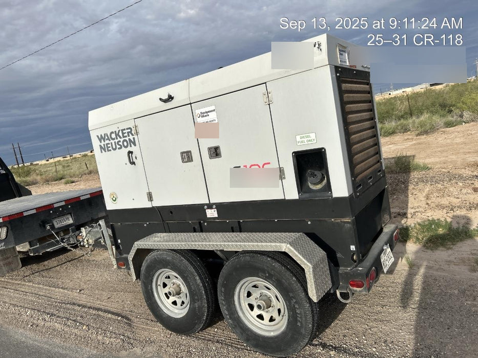 2018 WACKER NEUSON G100