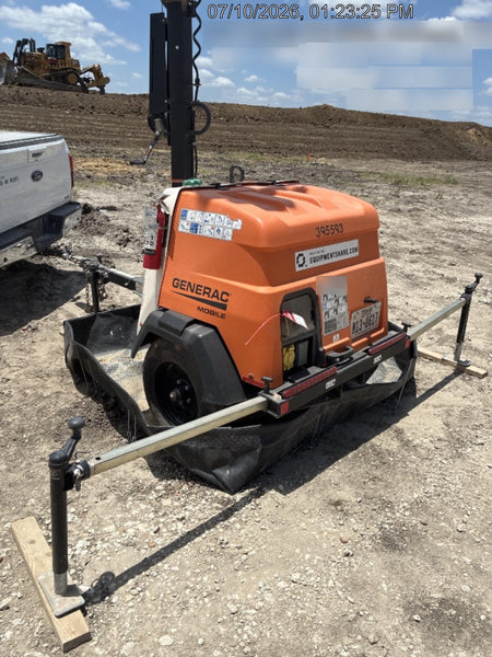 2024 Generac MLT2 Diesel, Flex Switch 120V Input, Powerzone Controller, 
(4) 320W LED Lights, 4kW Generator, 39.9 Gal Fuel Tank, 2" Ball, T3