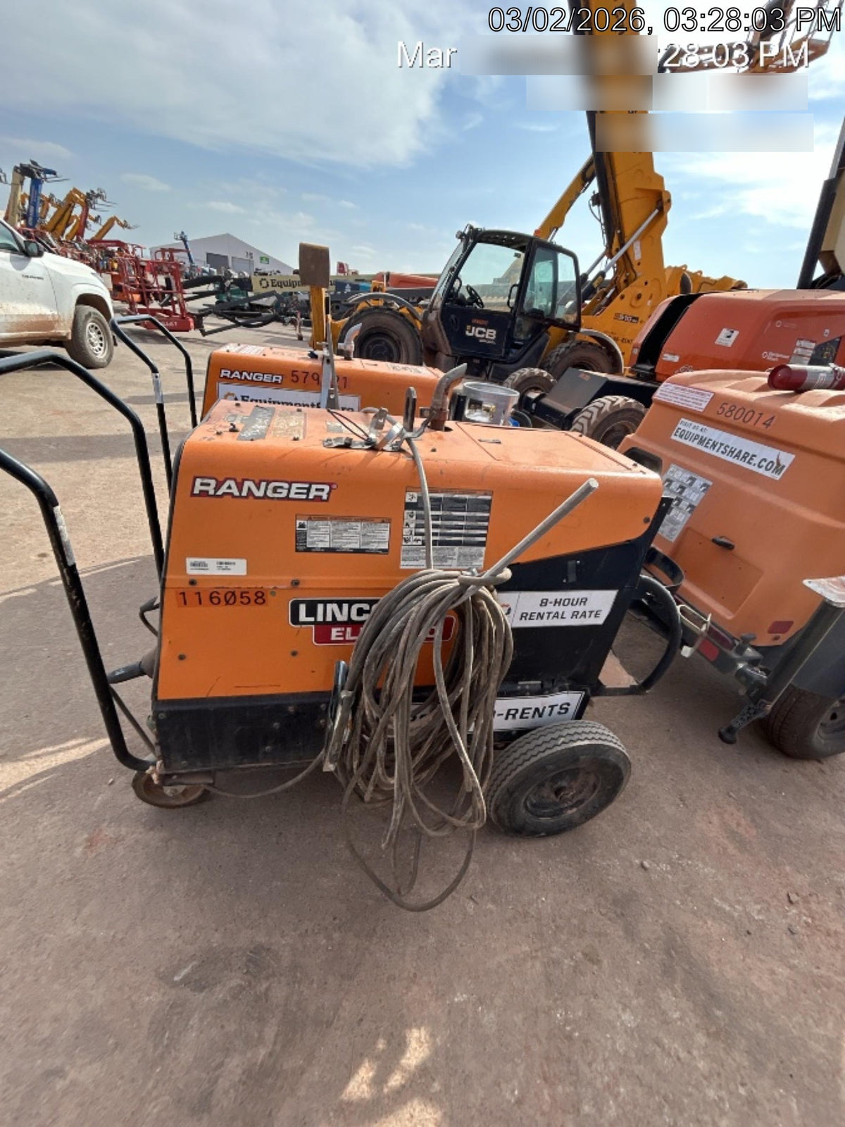2020 Lincoln Electric Ranger 305 LPG Engine Driven Welder (Kohler®) One-Pak