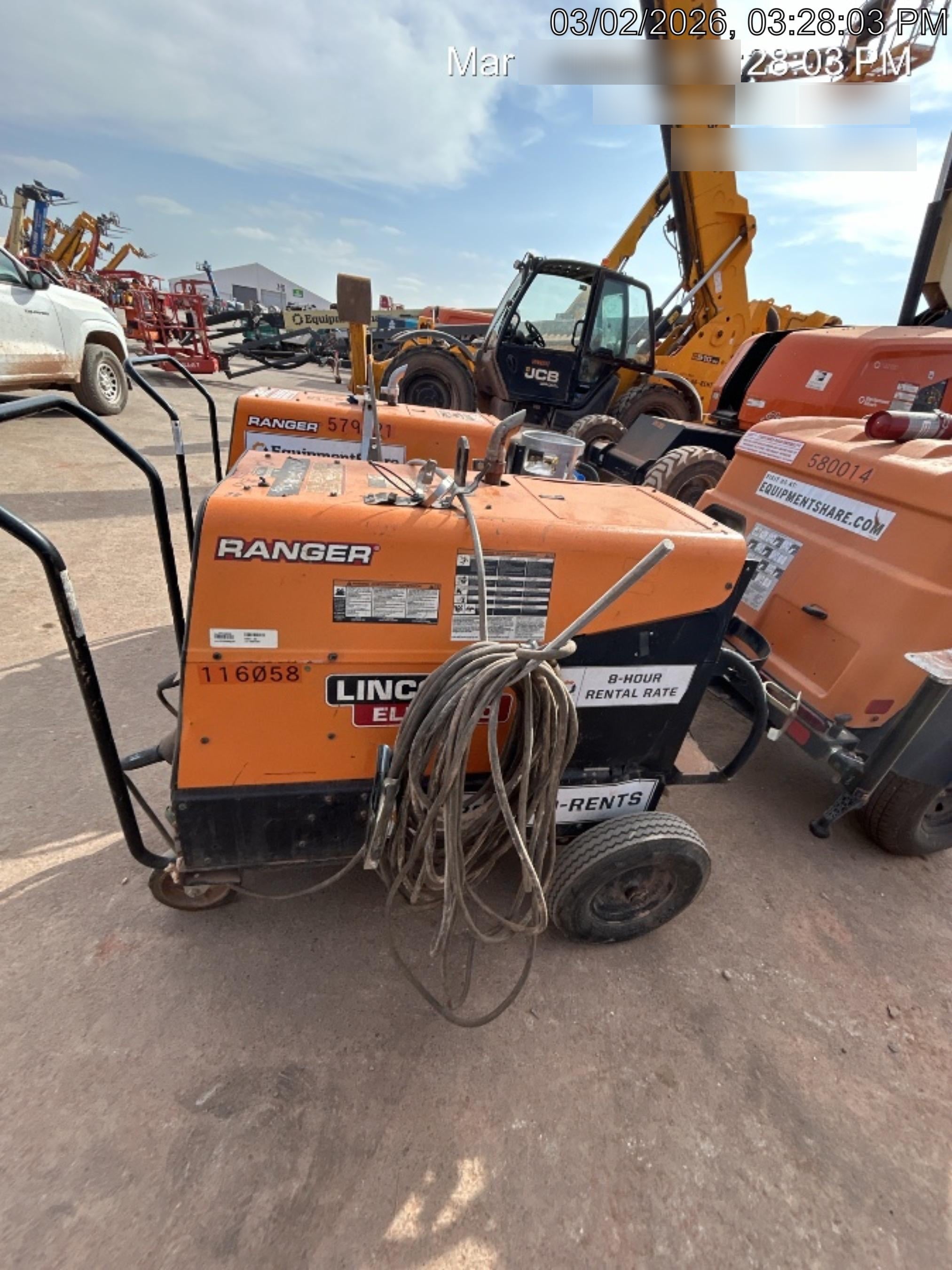 2020 Lincoln Electric Ranger 305 LPG Engine Driven Welder (Kohler®) One-Pak