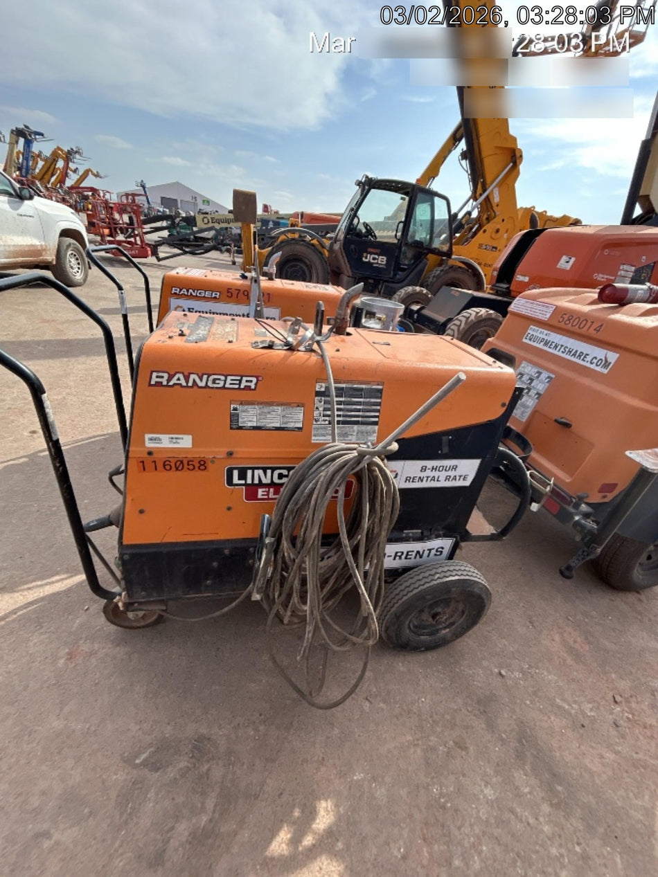 2020 Lincoln Electric Ranger 305 LPG Engine Driven Welder (Kohler®) One-Pak