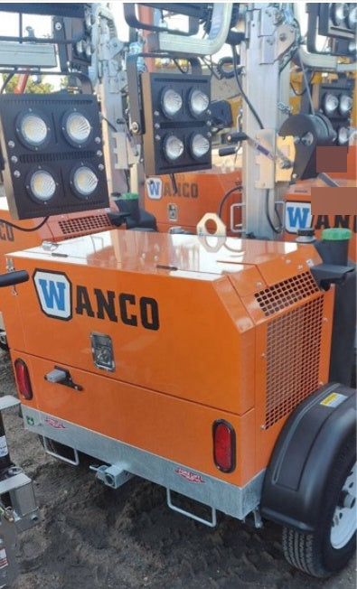 2023 Wanco WLTT-4MM4K Diesel, Deep Sea Controller, Shore Power Plug, Auto Start, (4) 350W LED Floodlights, 4kW Generator, 60 Gal Fuel Tank, 2" Ball, T3