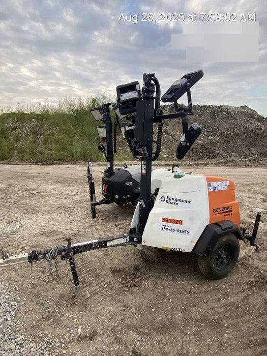 2024 Generac MLT2 Diesel, Flex Switch 120V Input, Powerzone Controller, 
(4) 320W LED Lights, 4kW Generator, 39.9 Gal Fuel Tank, 2" Ball, T3