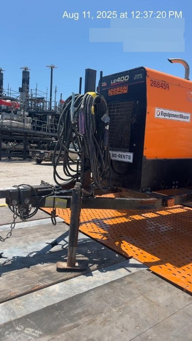 2022 Lincoln Electric LE400 Kubota V1505, Trlr, Cable Rack, Light Kit, ES Decals, T3