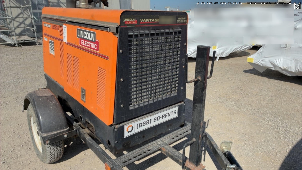 2021 Lincoln Electric Vantage 549X Ready Pak 3, ORANGE (includes trailer, cable rack, fender light kit)