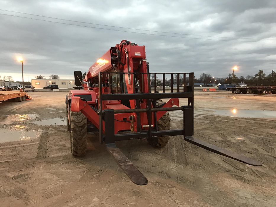 2020 Manitou MTA12055SER3 Cab/Heat/Air, Solid Tires, Amber Strobe, Lift Hook w/66" Carriage, 60" Forks