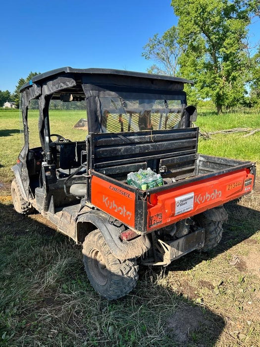2022 Kubota RTV-X1140W-H Plastic Canopy, Windshield Acrylic Clear, LED Strobe Light, Wire Harness Kit, Back up Alarm