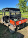 2022 Kubota RTV-X1140W-H Plastic Canopy, Windshield Acrylic Clear, LED Strobe Light, Wire Harness Kit, Back up Alarm