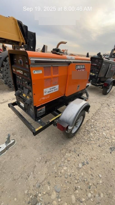 2022 Lincoln Electric LE400 Kubota V1505, Trlr, Cable Rack, Light Kit, ES Decals, T3