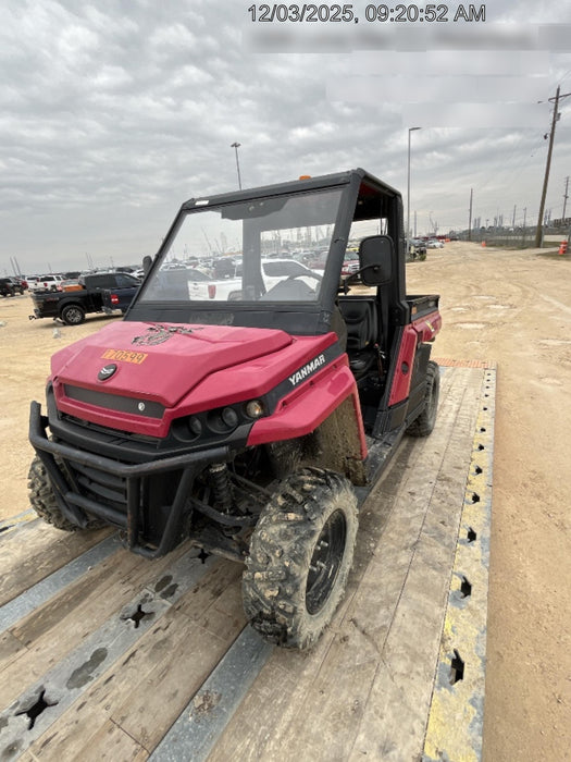 2021 Yanmar YU1000 Canopy, Steel Wheel, Poly WindShield, Beacon, Backup Alarm