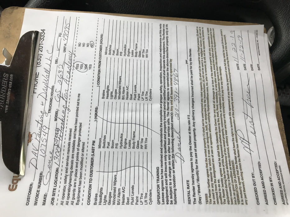 2019 Genie GS-2632 Folding rails with half height swing gate