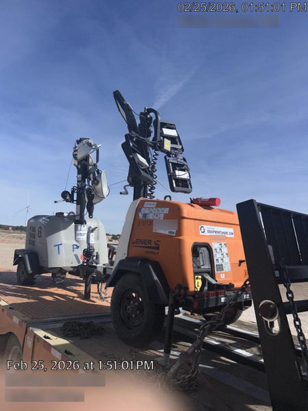 2023 Generac MLT2 Diesel, Flex Switch 120V Input, Powerzone Controller, 
(4) 320W LED Lights, 4kW Generator, 39.9 Gal Fuel Tank, 2" Ball, T3