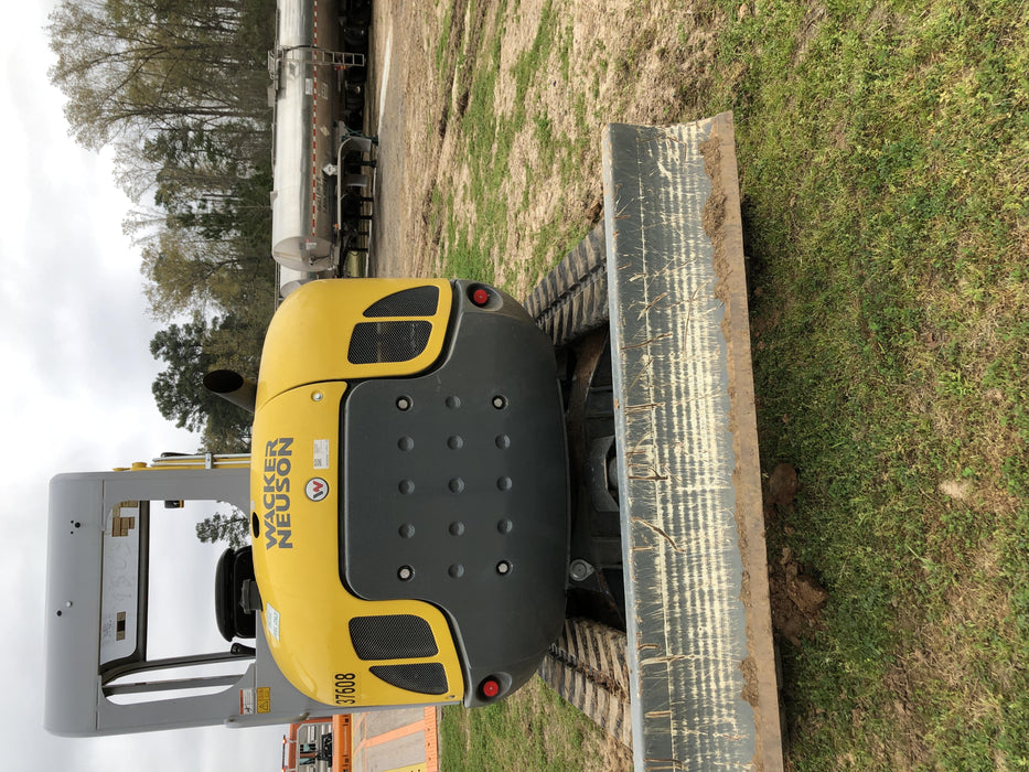 Wacker Neuson EZ53 Open ROPS, Rubber Tracks, Long Dipperstick, T4, Bucket