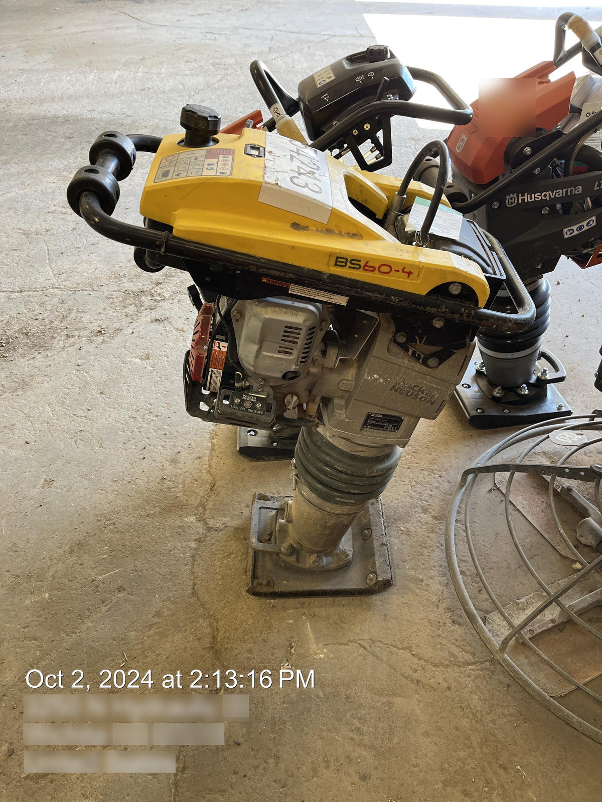 2019 WACKER NEUSON BS60-4As