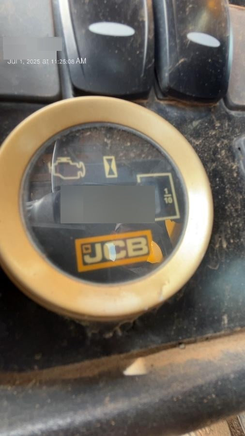 2019 JCB 510-56 74 HP w/Open ROPS, Beacon, Aux Hydraulics, Worklights, Solid Tires w/60" Carriage/Forks