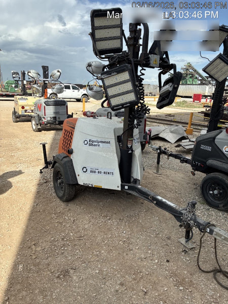 2024 Generac MLT2 Diesel, Flex Switch 120V Input, Powerzone Controller, 
(4) 320W LED Lights, 4kW Generator, 39.9 Gal Fuel Tank, 2" Ball, T3