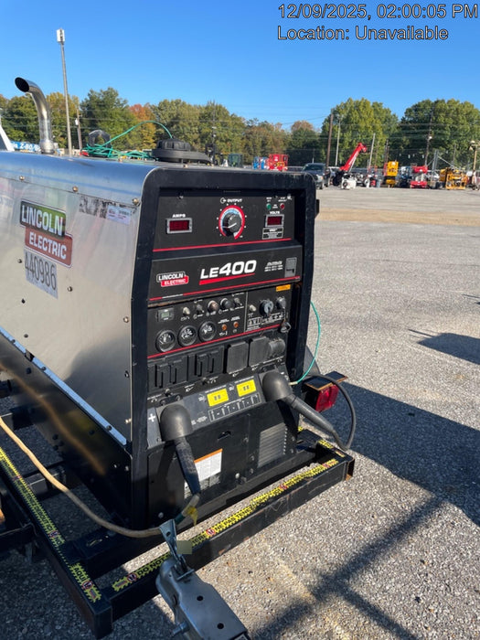 2024 Lincoln Electric LE400 Kubota V1505, Trlr, Cable Rack, Light Kit, ES Decals, T3