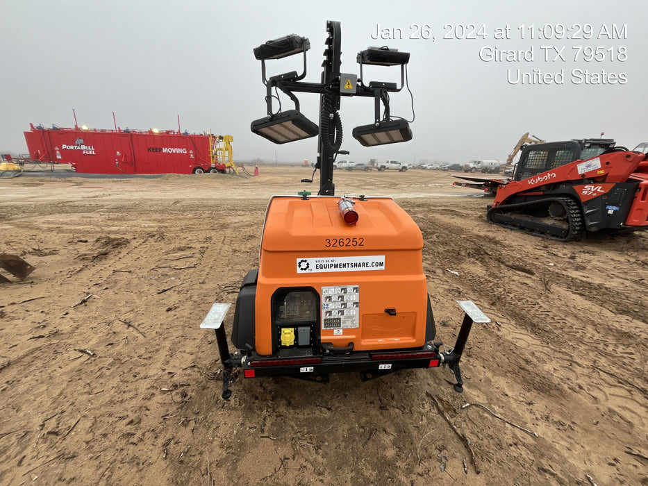 2023 Generac MLT2 Diesel, Flex Switch 120V Input, Powerzone Controller, (4) 320W LED Lights, 4kW Generator, 39.9 Gal Fuel Tank, 2" Ball, T3