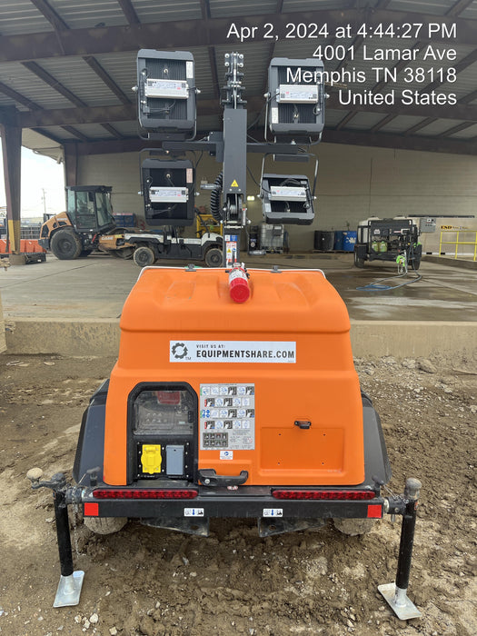 2024 Generac MLT2 Diesel, Flex Switch 120V Input, Powerzone Controller, 
(4) 320W LED Lights, 4kW Generator, 39.9 Gal Fuel Tank, 2" Ball, T3