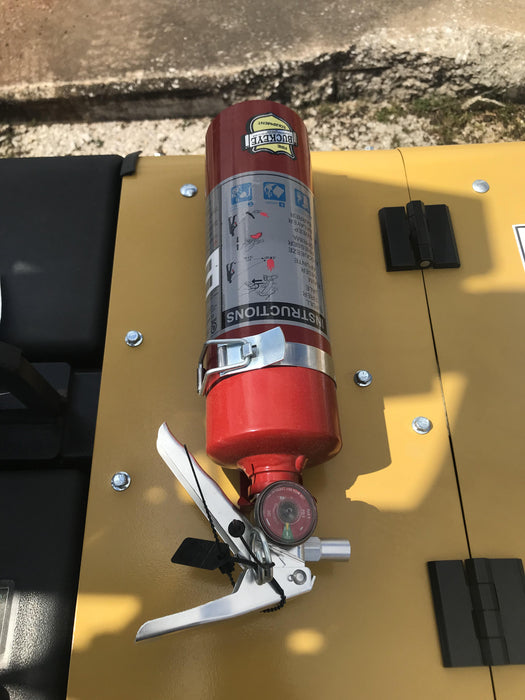 2022 Allmand NLV3GR (4) LED Light Fixture 350W, 23' Vertical Mast, 3kW Prime, Towable, Deep Sea L401, Leveling Jacks, Yanmar T4F 5.8hp