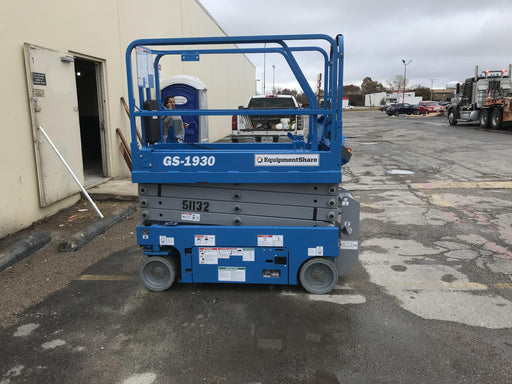 2019 Genie GS-1930 Fixed Rails with Chain Entry