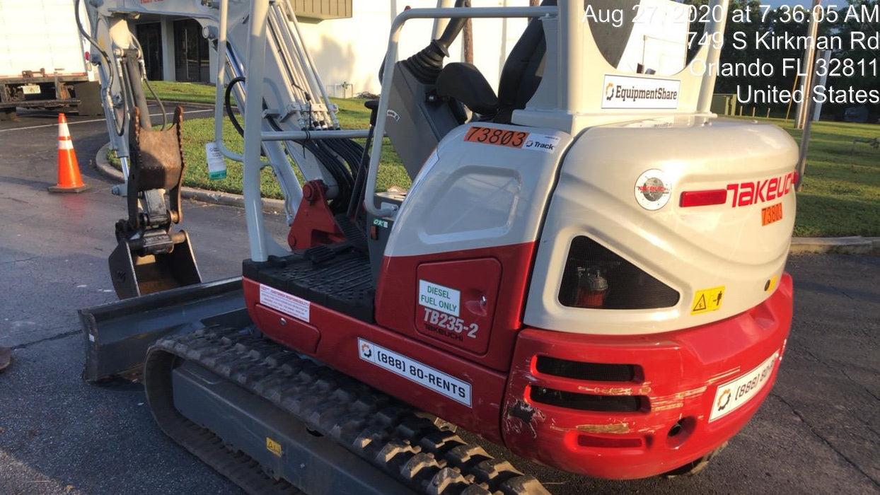 2020 TAKEUCHI TB235-2R