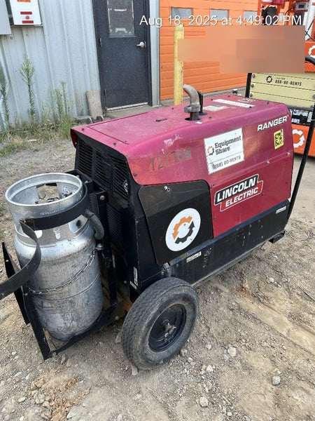 2021 Lincoln Electric Ranger 305 LPG K3430-1, Ranger 305 LPG, Undercarriage, Tank Holder & Strap, 10kw AC Gen, 25hp Kohler LPG Eng