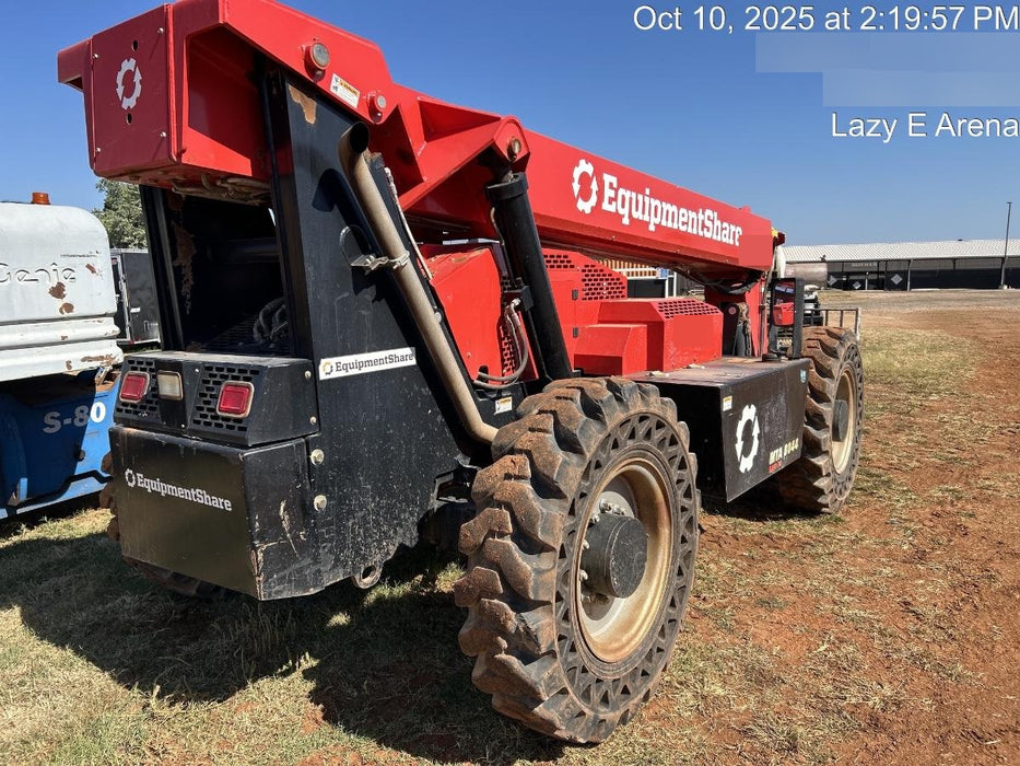 2019 Manitou MTA8044 74hp T4F, Open ROPS, Cab and Boom LED work lights, Auxiliary Hydraulics, Solid Tires, Amber strobe, Lift Hook 66" Carriage, 60" Forks