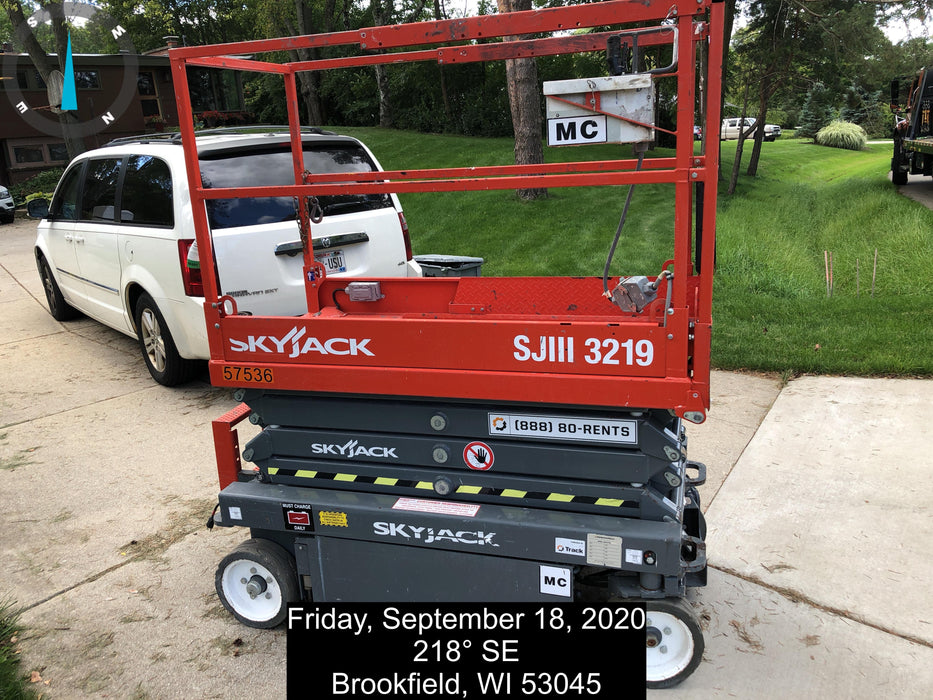 2016 Skyjack SJIII-3219 Standard Rental Specs