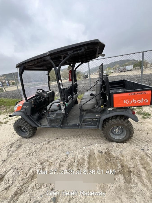 Kubota RTV-X1140W-H Plastic Canopy, Windshield Acrylic Clear, LED Strobe Light, Wire Harness Kit, Back up Alarm