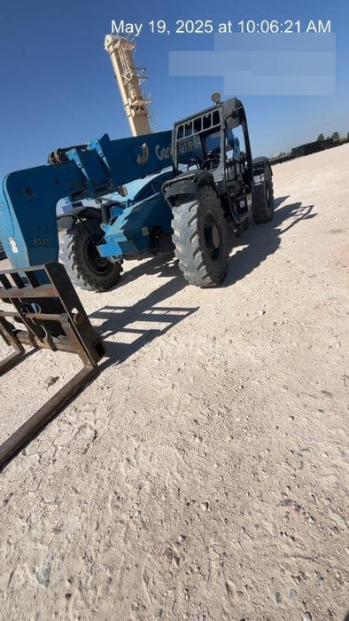 2018 Genie GTH-844 Genie GTH-844D w/Open ROPS, Solid Tires, Work Light/Beacon, 60" Carriage and Forks