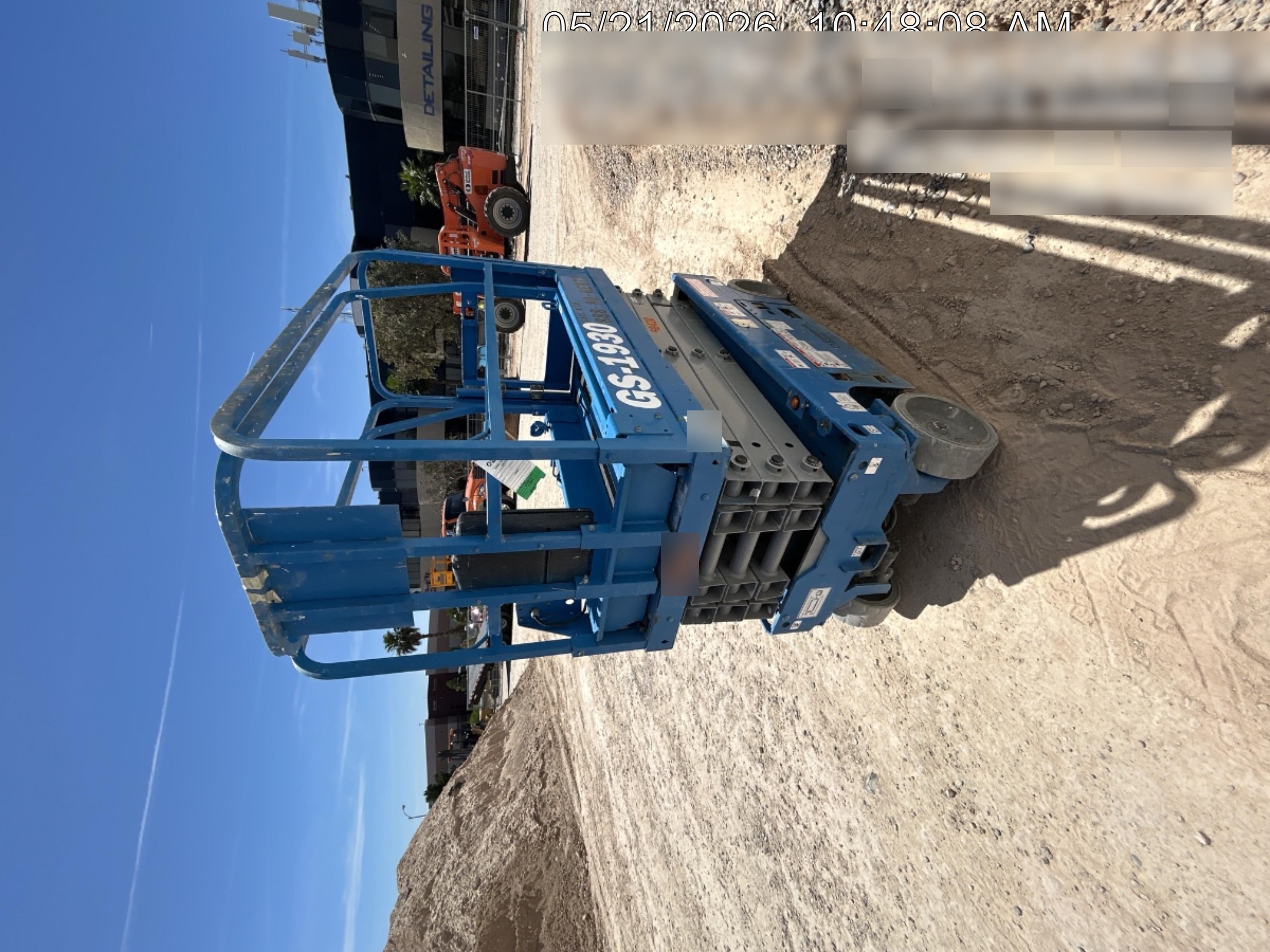 2019 Genie GS-1930 Half Height Swing Gate, 800W Inverter