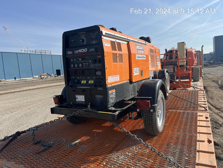 2023 Lincoln Electric LE400 Kubota V1505, Trlr, Cable Rack, Light Kit, ES Decals, T3