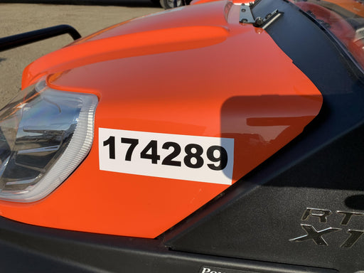 2021 Kubota RTV-X1140W-H Plastic Canopy, Windshield Acrylic Clear, LED Strobe Light, Wire Harness Kit, Back up Alarm